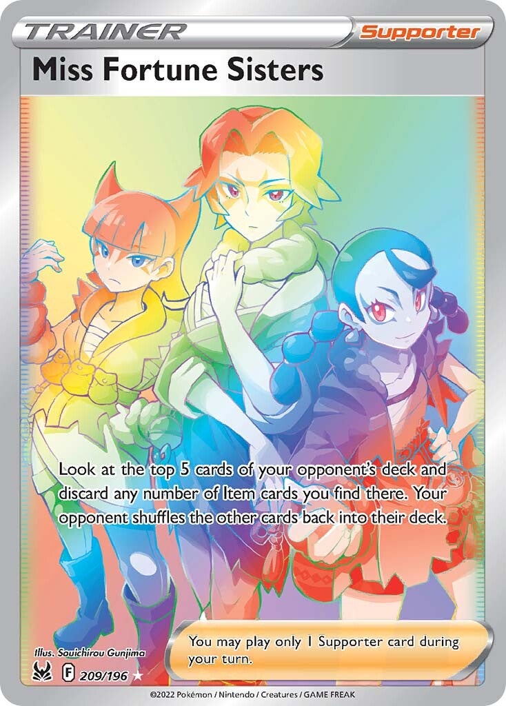 Miss Fortune Sisters (209/196) [Sword & Shield: Lost Origin] | Jomio and Rueliete's Cards and Comics