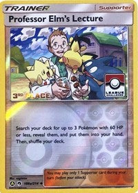 Professor Elms Lecture (188a/214) (League Promo 3rd Place) [Sun & Moon: Lost Thunder] | Jomio and Rueliete's Cards and Comics