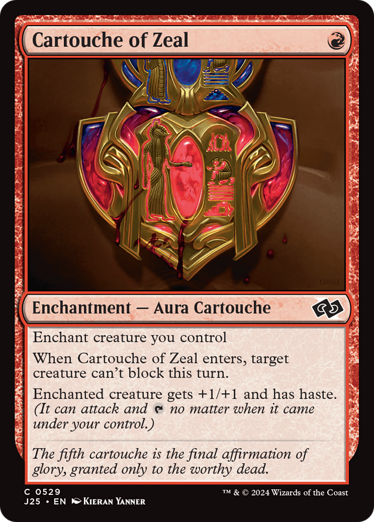 Cartouche of Zeal [Foundations Jumpstart] | Jomio and Rueliete's Cards and Comics