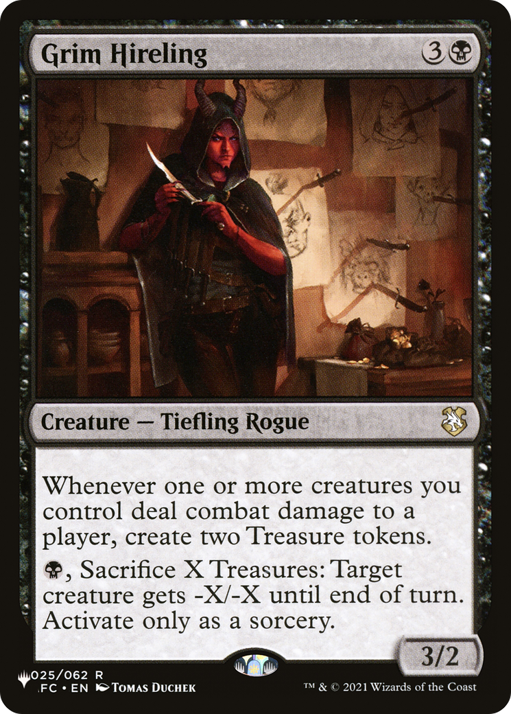 Grim Hireling [The List] | Jomio and Rueliete's Cards and Comics
