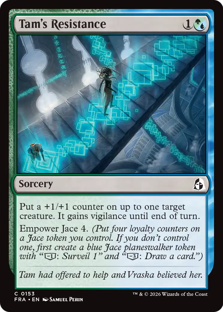 Tam's Resistance [Reality Fracture] | Jomio and Rueliete's Cards and Comics