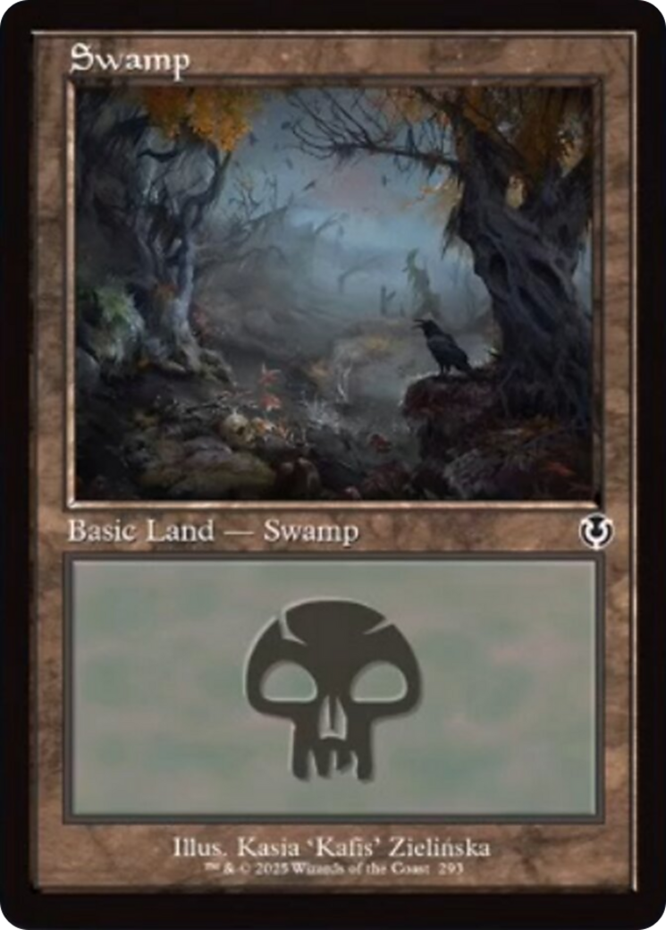 Swamp (293) (Retro Frame) [Innistrad Remastered] | Jomio and Rueliete's Cards and Comics