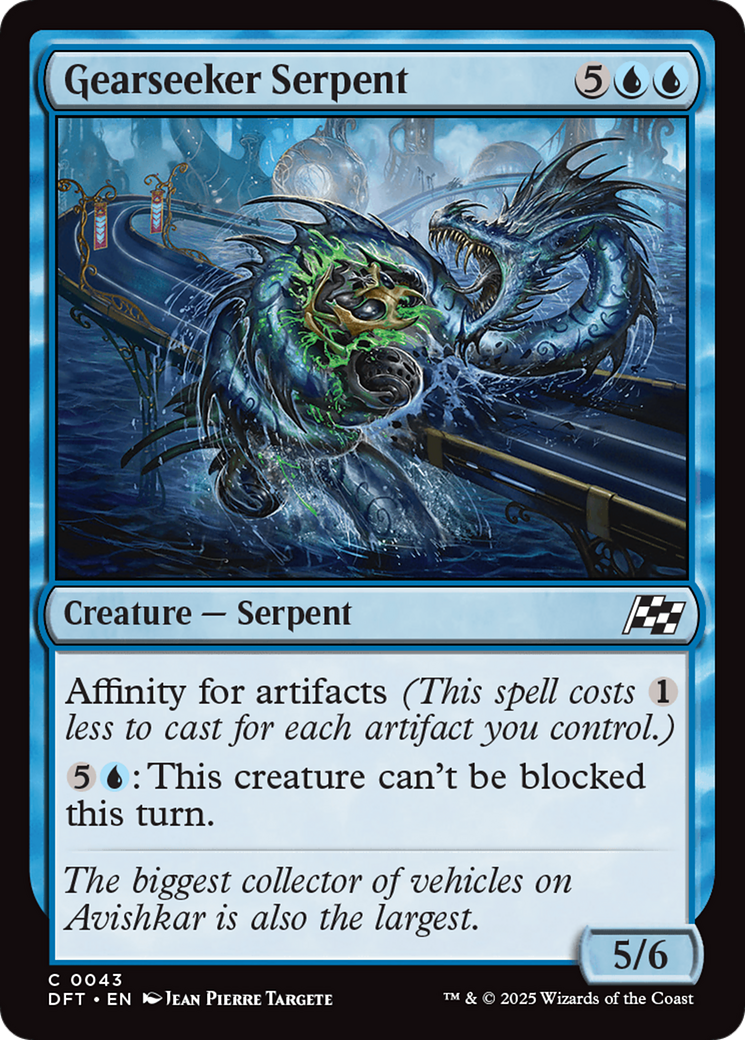 Gearseeker Serpent [Aetherdrift] | Jomio and Rueliete's Cards and Comics