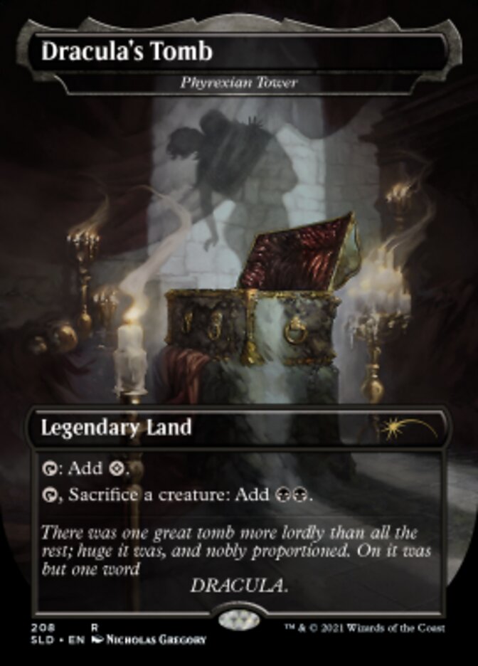 Phyrexian Tower - Dracula's Tomb [Secret Lair Drop Series] | Jomio and Rueliete's Cards and Comics