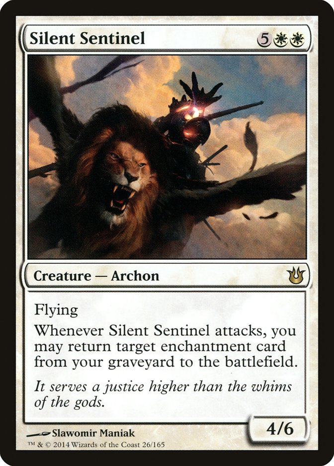 Silent Sentinel [Born of the Gods] | Jomio and Rueliete's Cards and Comics