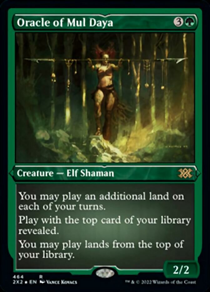 Oracle of Mul Daya (Foil Etched) [Double Masters 2022] | Jomio and Rueliete's Cards and Comics