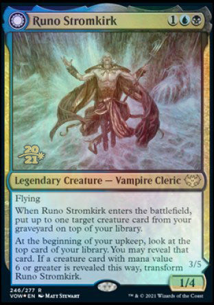Runo Stromkirk // Krothuss, Lord of the Deep [Innistrad: Crimson Vow Prerelease Promos] | Jomio and Rueliete's Cards and Comics