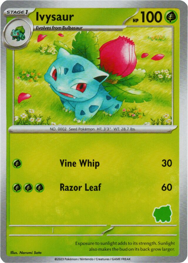 Ivysaur [My First Battle] | Jomio and Rueliete's Cards and Comics