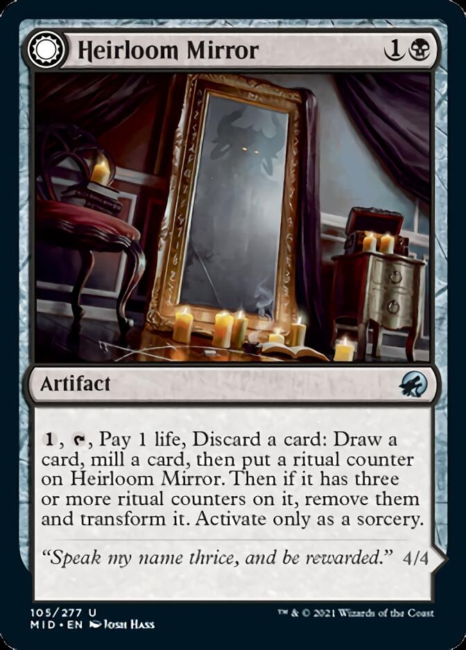 Heirloom Mirror // Inherited Fiend [Innistrad: Midnight Hunt] | Jomio and Rueliete's Cards and Comics