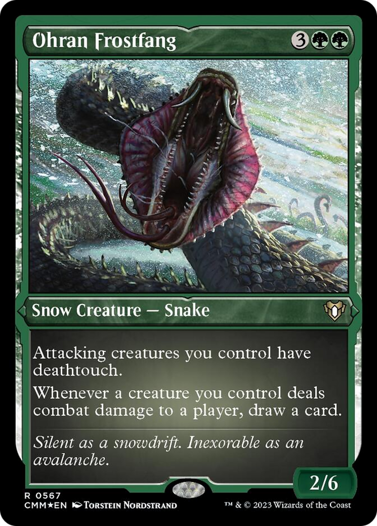 Ohran Frostfang (Foil Etched) [Commander Masters] | Jomio and Rueliete's Cards and Comics