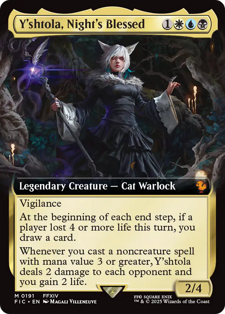 Y'shtola, Night's Blessed (Extended Art) [FINAL FANTASY Commander] | Jomio and Rueliete's Cards and Comics