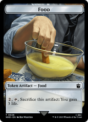 Soldier // Food (0026) Double-Sided Token [Doctor Who Tokens] | Jomio and Rueliete's Cards and Comics