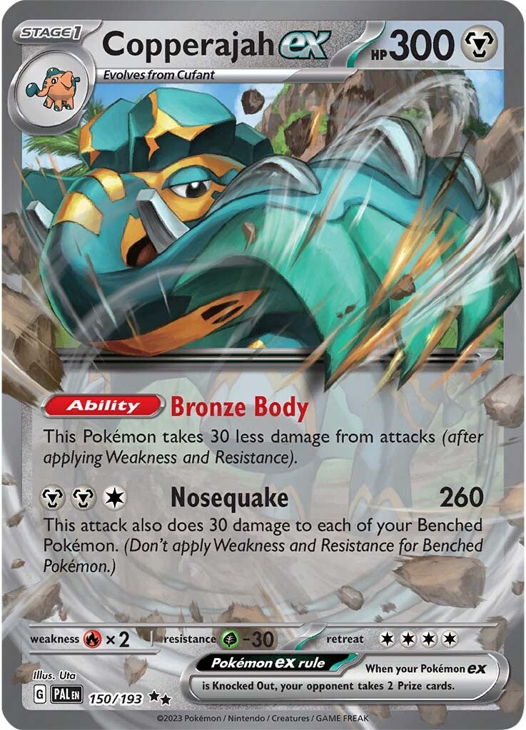 Copperajah ex (150/193) [Scarlet & Violet: Paldea Evolved] | Jomio and Rueliete's Cards and Comics