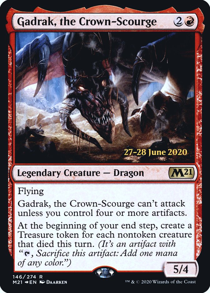 Gadrak, the Crown-Scourge [Core Set 2021 Prerelease Promos] | Jomio and Rueliete's Cards and Comics