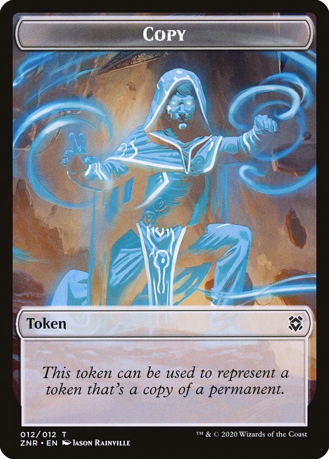 Cat Beast // Copy Double-Sided Token [Zendikar Rising Tokens] | Jomio and Rueliete's Cards and Comics