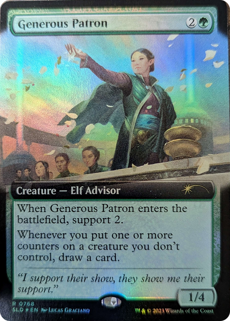Generous Patron (Extended Art) [Secret Lair Drop Series] | Jomio and Rueliete's Cards and Comics
