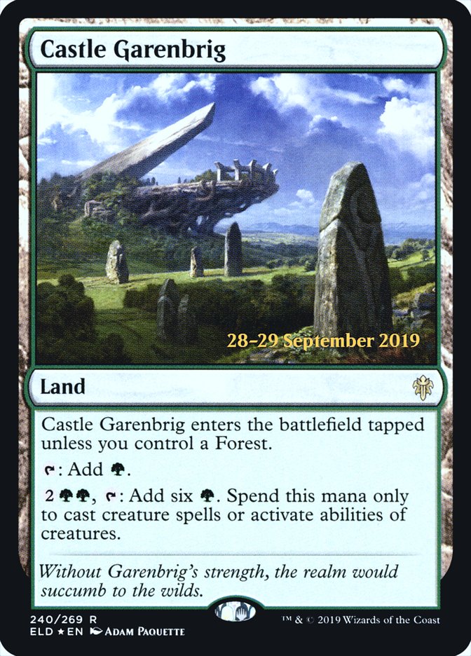 Castle Garenbrig [Throne of Eldraine Prerelease Promos] | Jomio and Rueliete's Cards and Comics