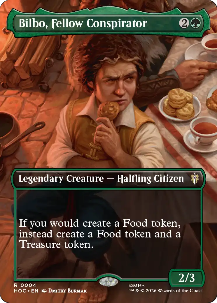 Bilbo, Fellow Conspirator (Borderless) [The Hobbit: Eternal-Legal] | Jomio and Rueliete's Cards and Comics