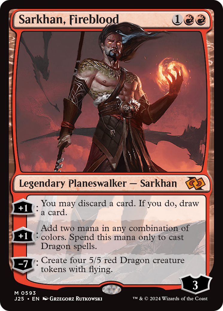 Sarkhan, Fireblood [Foundations Jumpstart] | Jomio and Rueliete's Cards and Comics
