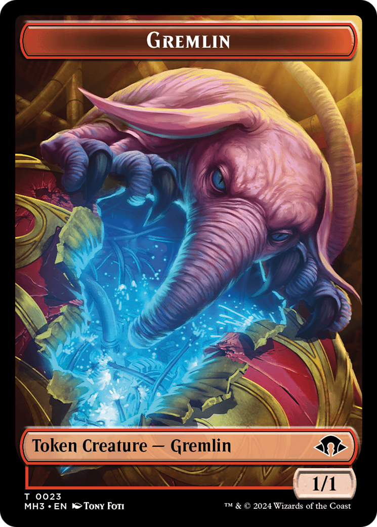 Servo // Gremlin Double-Sided Token [Modern Horizons 3 Tokens] | Jomio and Rueliete's Cards and Comics