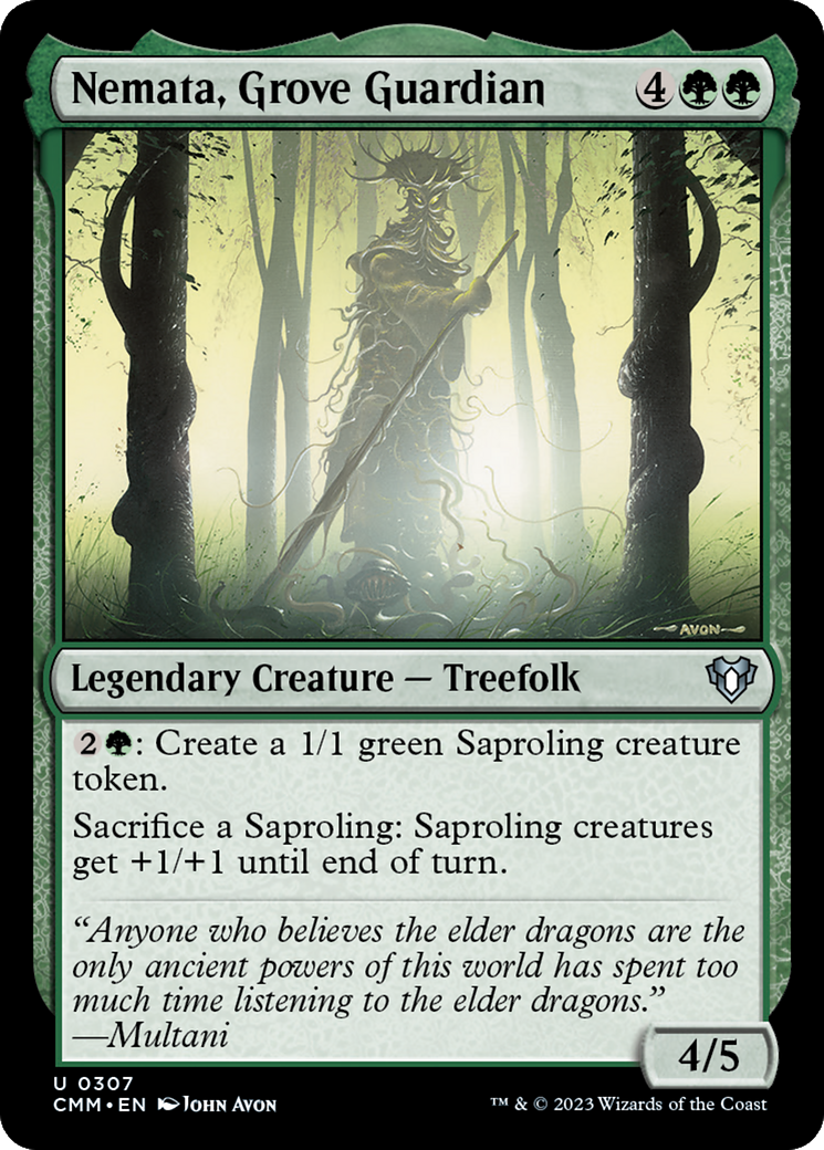 Nemata, Grove Guardian [Commander Masters] | Jomio and Rueliete's Cards and Comics