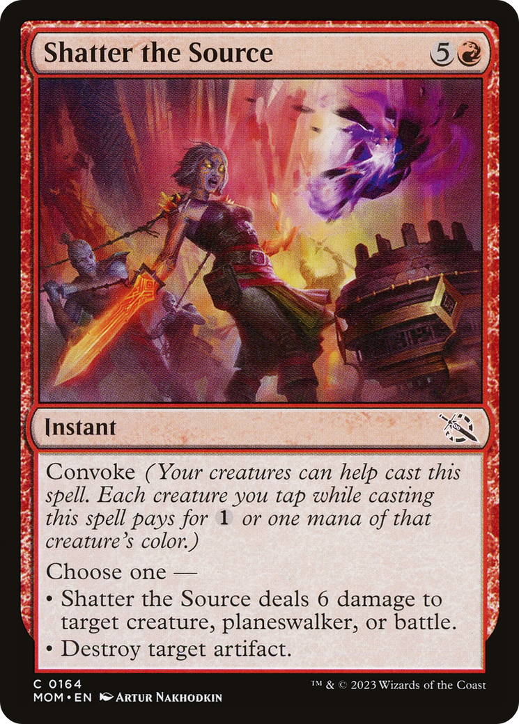 Shatter the Source [March of the Machine] | Jomio and Rueliete's Cards and Comics