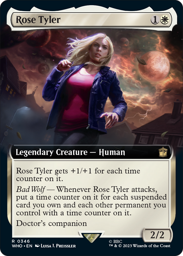 Rose Tyler (Extended Art) [Doctor Who] | Jomio and Rueliete's Cards and Comics
