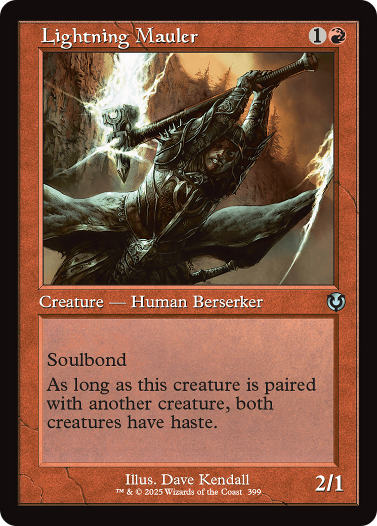Lightning Mauler (Retro Frame) [Innistrad Remastered] | Jomio and Rueliete's Cards and Comics
