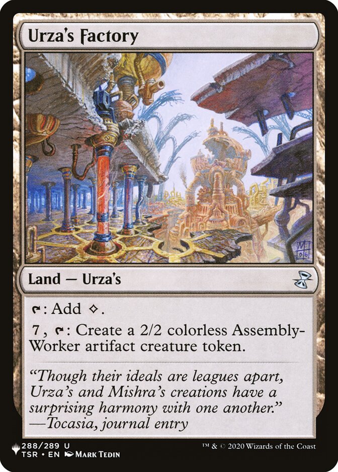 Urza's Factory [The List] | Jomio and Rueliete's Cards and Comics