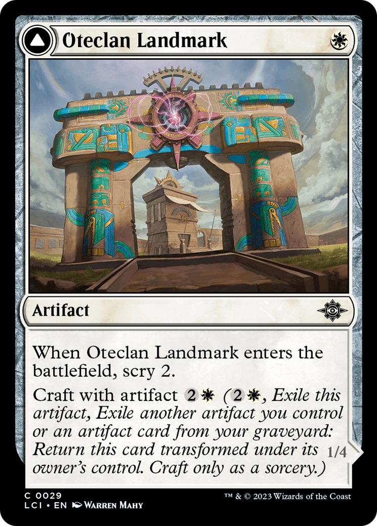 Oteclan Landmark [The Lost Caverns of Ixalan] | Jomio and Rueliete's Cards and Comics