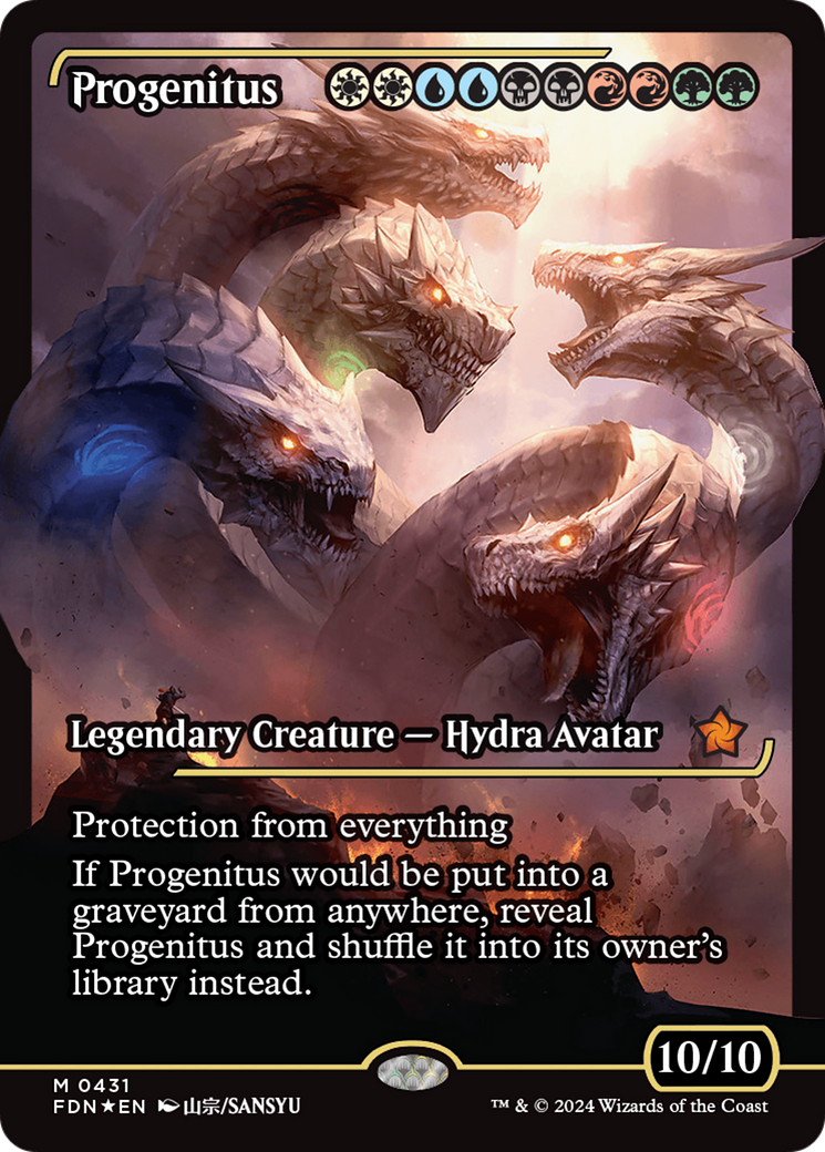 Progenitus (Showcase) [Foundations] | Jomio and Rueliete's Cards and Comics