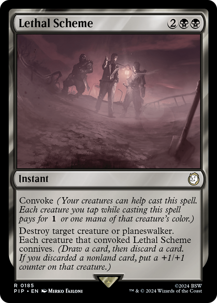 Lethal Scheme [Fallout] | Jomio and Rueliete's Cards and Comics