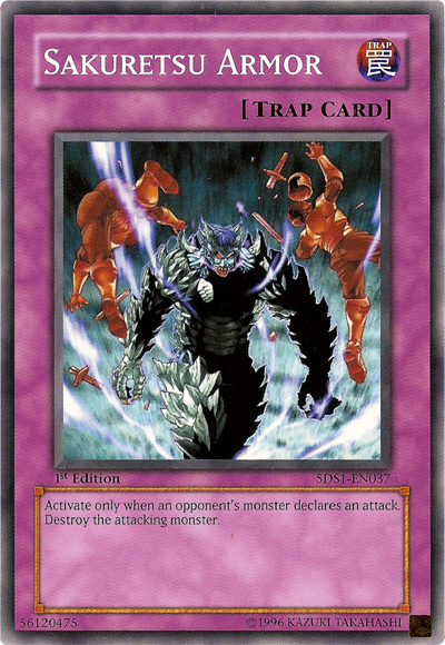 Sakuretsu Armor [5DS1-EN037] Common | Jomio and Rueliete's Cards and Comics