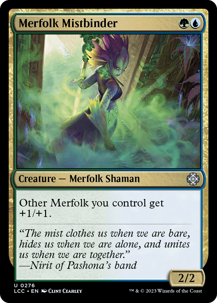 Merfolk Mistbinder [The Lost Caverns of Ixalan Commander] | Jomio and Rueliete's Cards and Comics