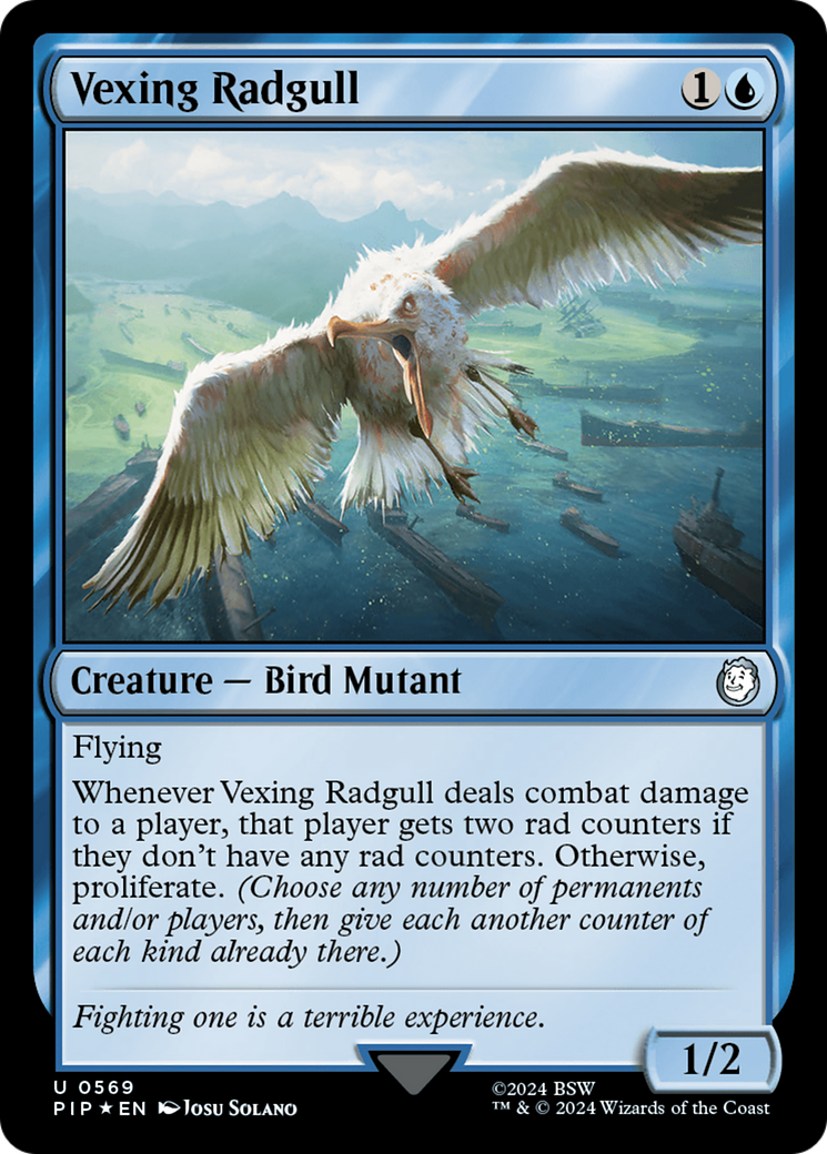 Vexing Radgull (Surge Foil) [Fallout] | Jomio and Rueliete's Cards and Comics