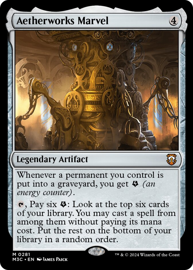 Aetherworks Marvel (Ripple Foil) [Modern Horizons 3 Commander] | Jomio and Rueliete's Cards and Comics