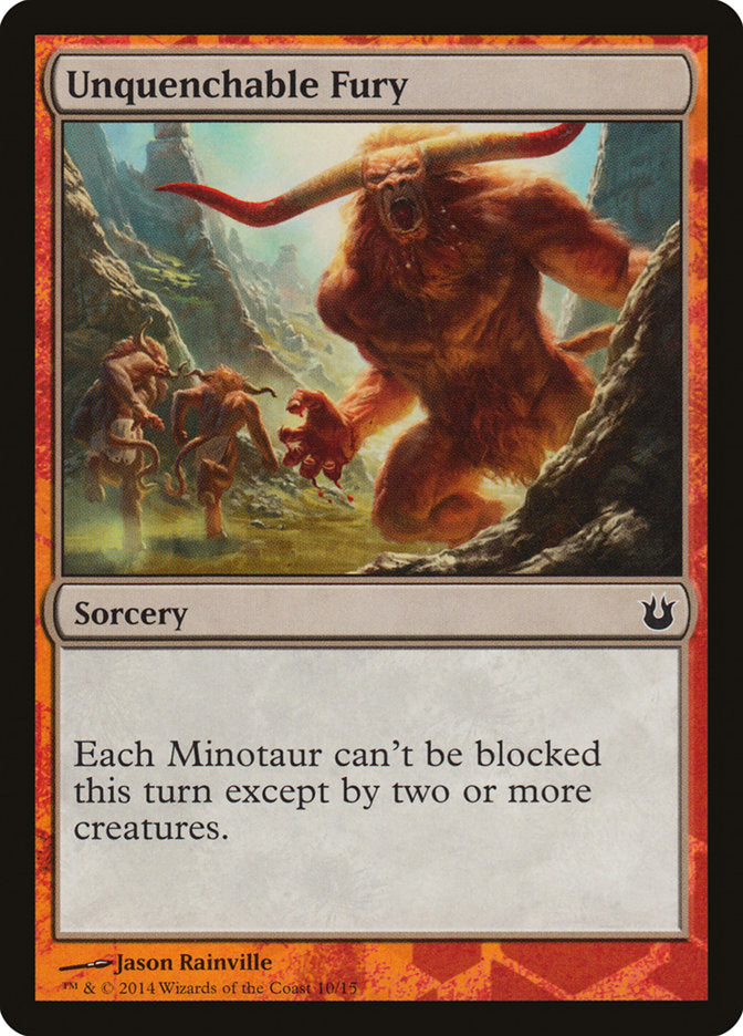 Unquenchable Fury [Born of the Gods Battle the Horde] | Jomio and Rueliete's Cards and Comics