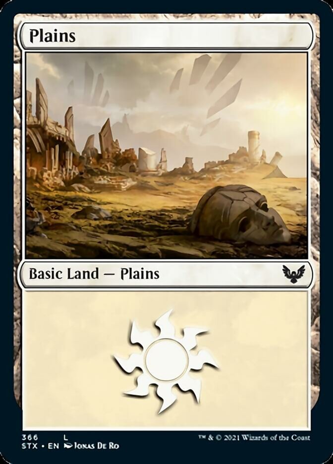 Plains (366) [Strixhaven: School of Mages] | Jomio and Rueliete's Cards and Comics