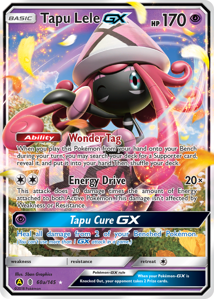 Tapu Lele GX (60a/145) [Alternate Art Promos] | Jomio and Rueliete's Cards and Comics