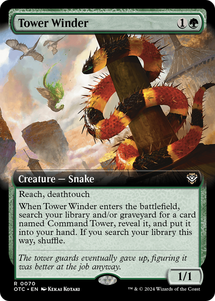 Tower Winder (Extended Art) [Outlaws of Thunder Junction Commander] | Jomio and Rueliete's Cards and Comics