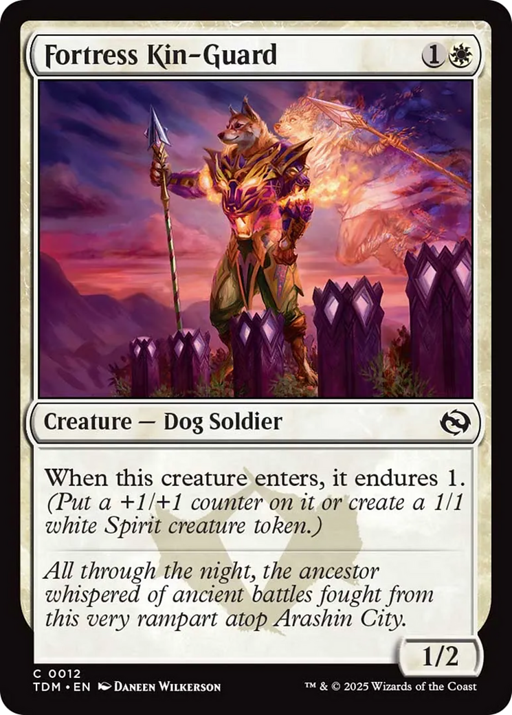 Fortress Kin-Guard [Tarkir: Dragonstorm] | Jomio and Rueliete's Cards and Comics