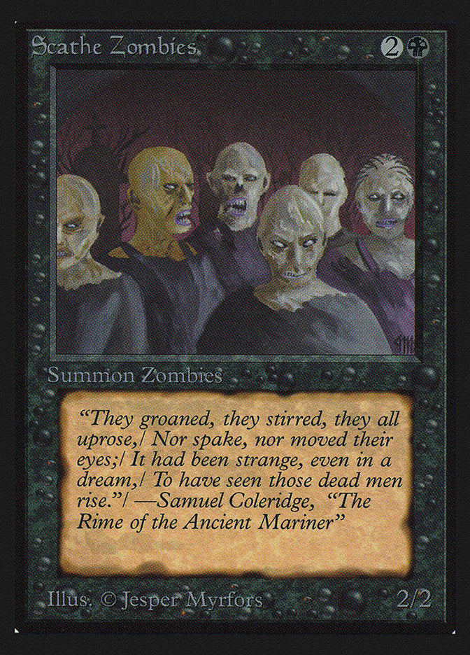 Scathe Zombies [International Collectors' Edition] | Jomio and Rueliete's Cards and Comics