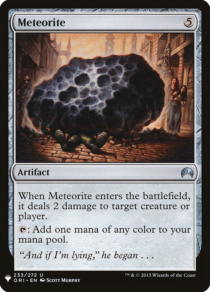 Meteorite [Mystery Booster] | Jomio and Rueliete's Cards and Comics