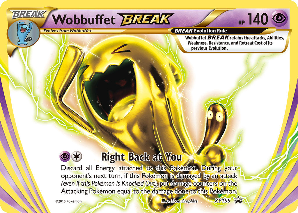 Wobbuffet BREAK (XY155) [XY: Black Star Promos] | Jomio and Rueliete's Cards and Comics