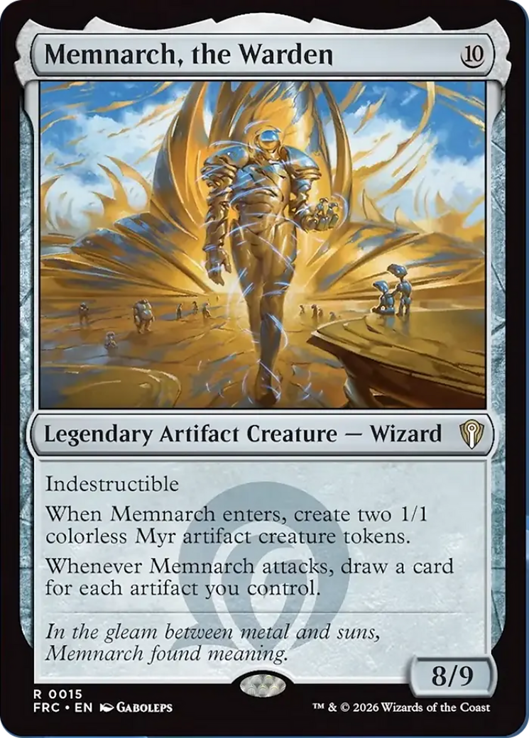 Memnarch, the Warden [Reality Fracture Commander] | Jomio and Rueliete's Cards and Comics