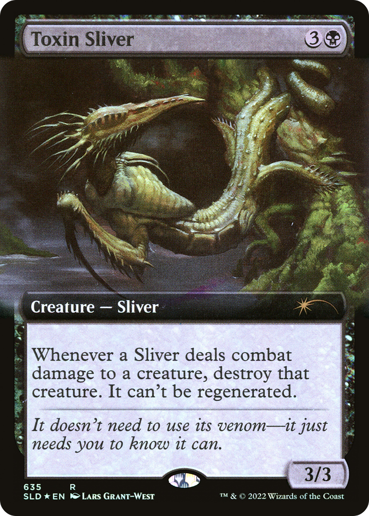 Toxin Sliver (Extended Art) [Secret Lair Drop Promos] | Jomio and Rueliete's Cards and Comics