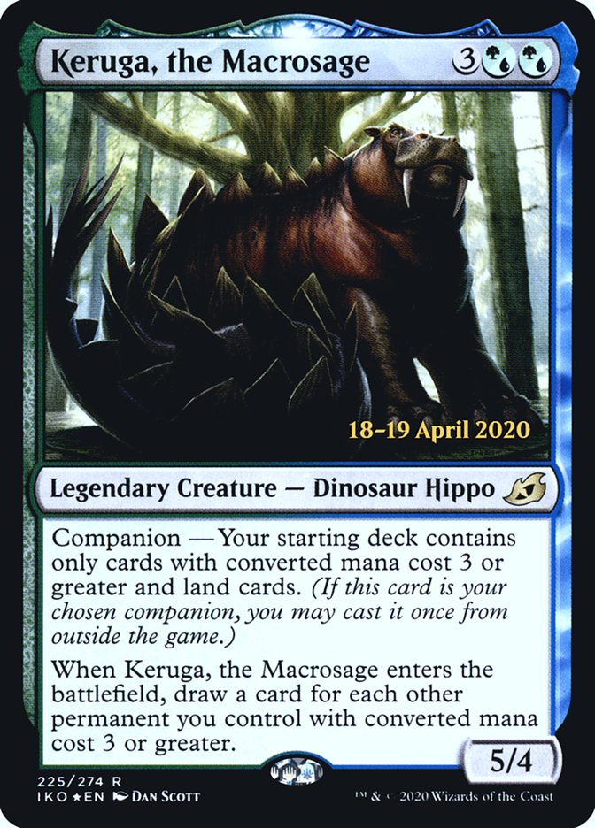 Keruga, the Macrosage [Ikoria: Lair of Behemoths Prerelease Promos] | Jomio and Rueliete's Cards and Comics