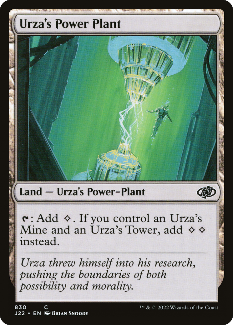 Urza's Power Plant [Jumpstart 2022] | Jomio and Rueliete's Cards and Comics