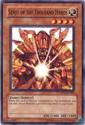 Senju of the Thousand Hands [RP01-EN068] Common | Jomio and Rueliete's Cards and Comics