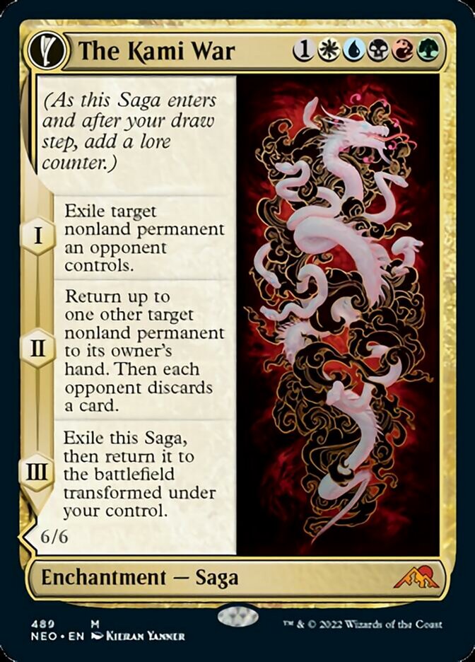 The Kami War // O-Kagachi Made Manifest (Extended Art) [Kamigawa: Neon Dynasty] | Jomio and Rueliete's Cards and Comics